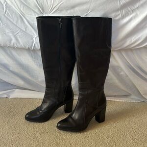 Clark’s leather knee high boots